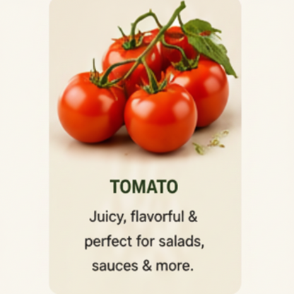 Vegetable Growing Kit – Grow Fresh Tomatoes, Cucumbers & Peppers at Home