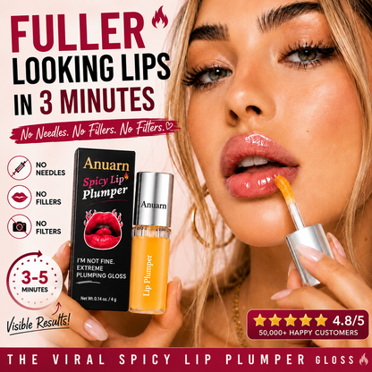 Anuarn®Edible Spicy Lip Plumper - Fuller-Looking Lip Plumper Gloss