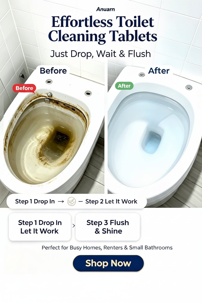 🔥Enjoy a Cleaner, Fresher Bathroom Less Scrubbing • Long-Lasting Freshness • Effortless Care