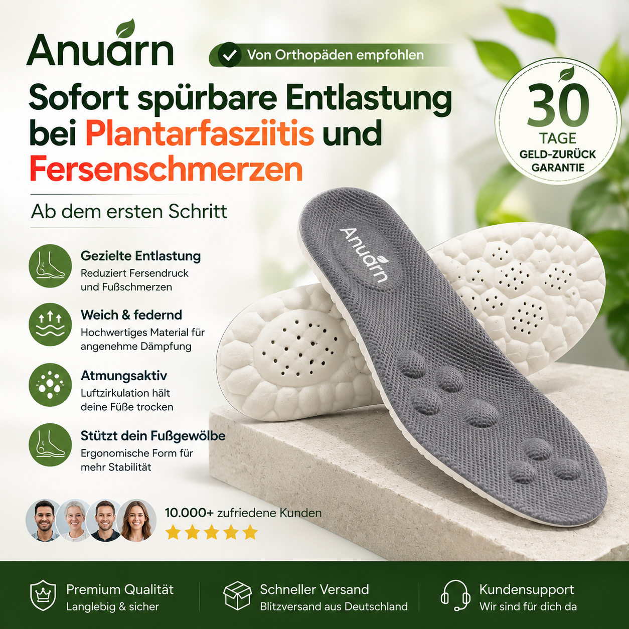 Jeder Schritt fühlt sich wieder leichter an.