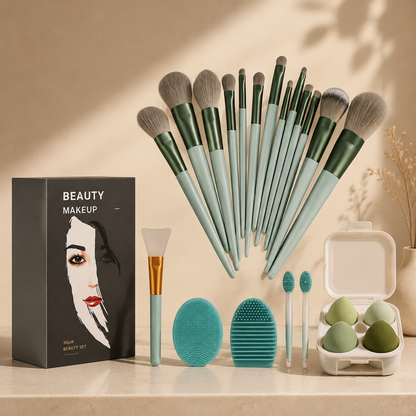 Luxury Makeup Brush Set – Professional Face & Eye Brushes for Flawless Beauty Looks