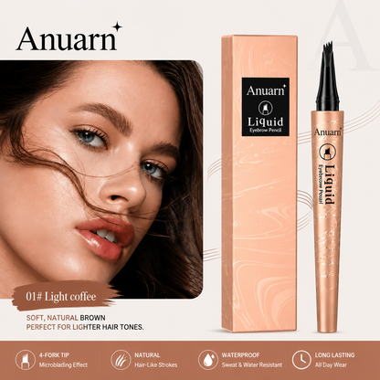 Anuarn 3D Microblading Eyebrow Pen | Waterproof Natural Brows | Buy 1 Get 1 Free
