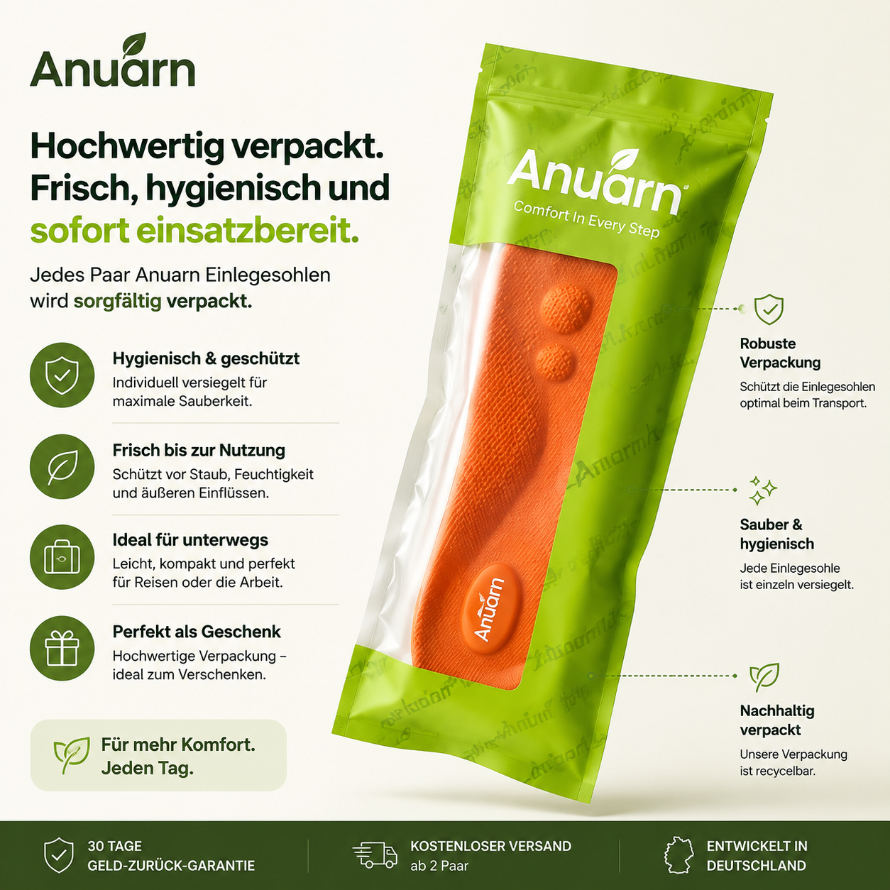 Jeder Schritt fühlt sich wieder leichter an.