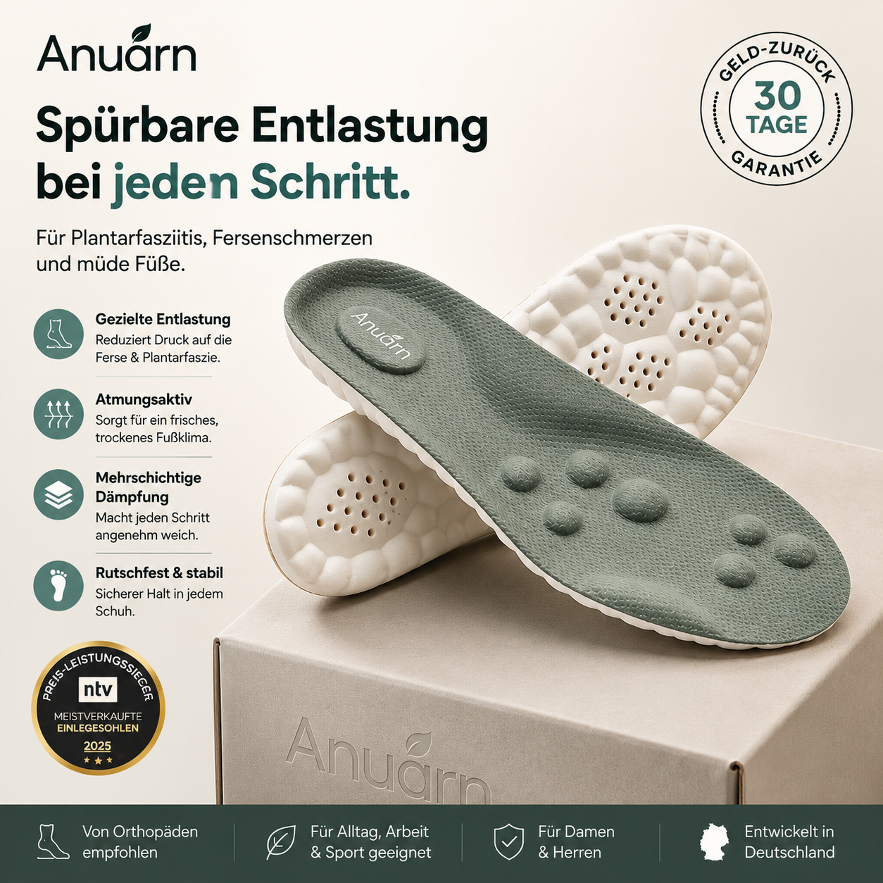 Jeder Schritt fühlt sich wieder leichter an.
