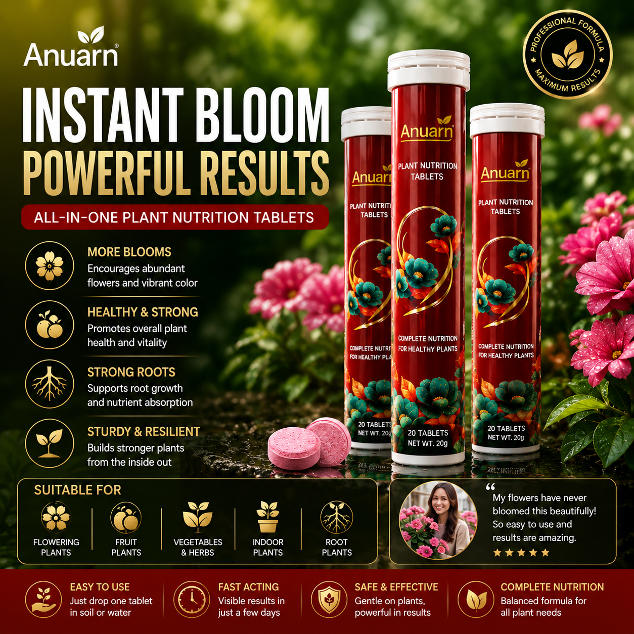 TURN EVERY POT INTO A BLOOMING POWERHOUSE
