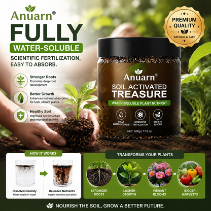 Anuarn RootRenew  Plant Nutrient Solution – Revive Weak Plants, Strengthen Roots & Grow Healthier Greens