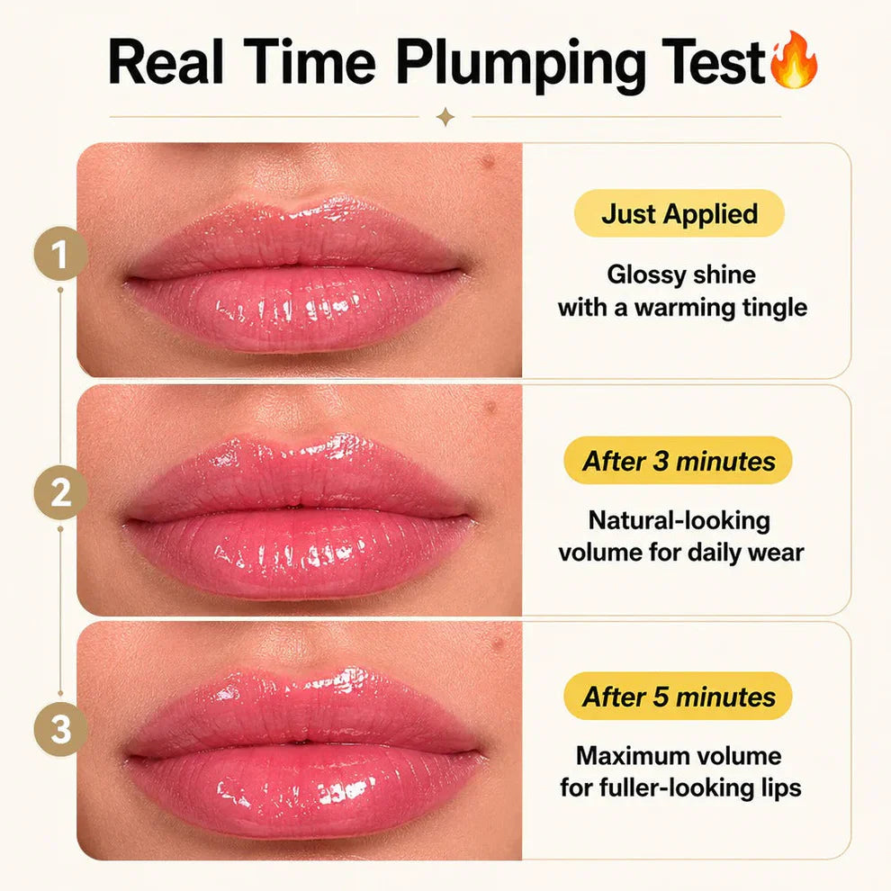 Anuarn®Edible Spicy Lip Plumper - Fuller-Looking Lip Plumper Gloss